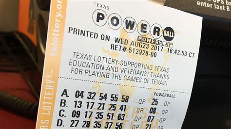 lotería de texas powerball.